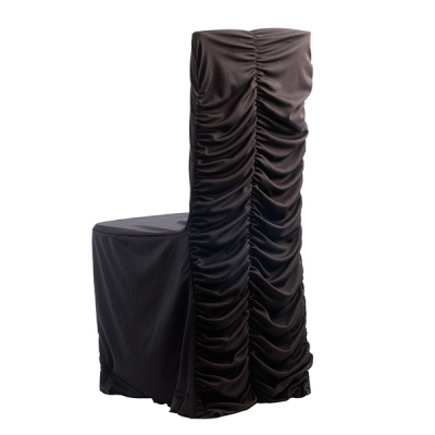 BLACK CHAIR COVER